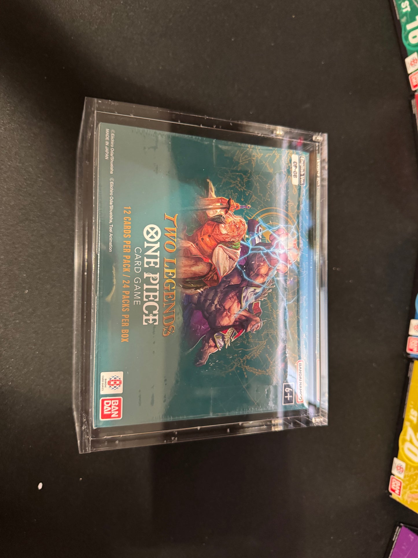 Scatola Protettiva in Acrilico per Box Sigillati di One Piece TCG