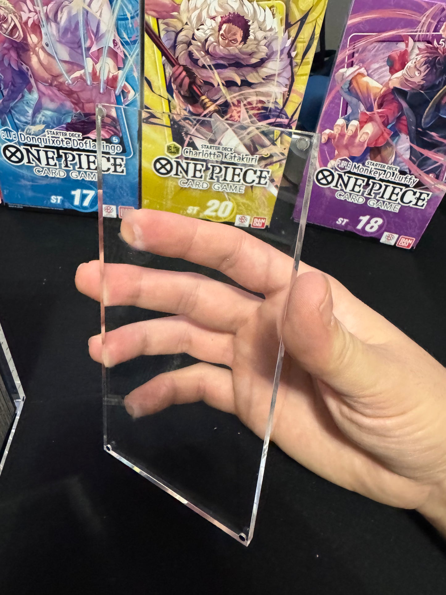 Scatola Protettiva in Acrilico per Box Sigillati di One Piece TCG